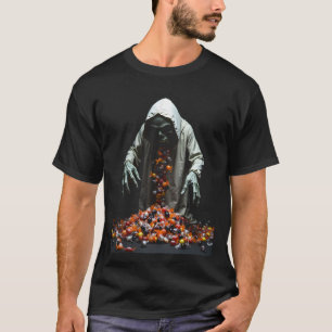 Ich bin hier für den Süßigkeiten-Stand T-Shirt