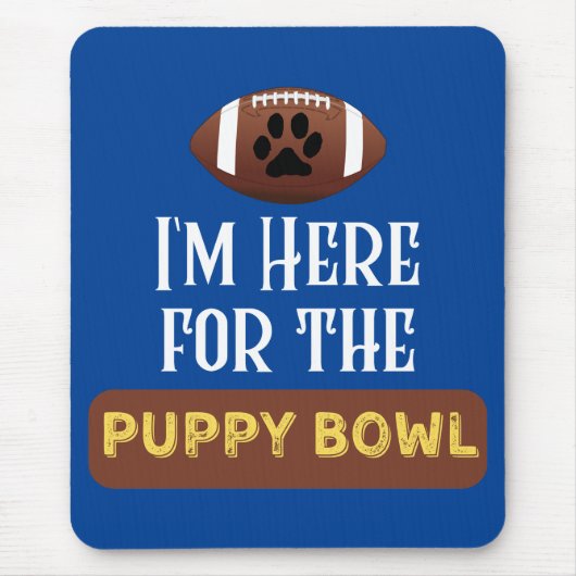 Ich bin hier für den Welpenhühner-Hund Mousepad (Vorne)