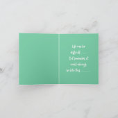 Ich bin hier für dich feiertagskarte (Innenseite)