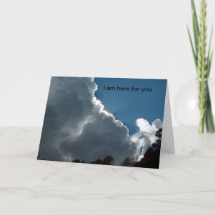 Ich bin hier für dich karte