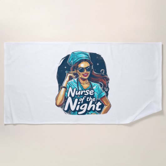 Ich bin hier für die Boos Strandtuch (Vorderseite)