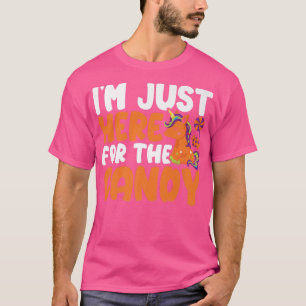 Ich bin hier für die Candy Unicorn Candy Food Hall T-Shirt