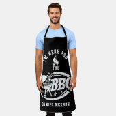 Ich bin hier für die GRILLEN Schürze (Getragen)