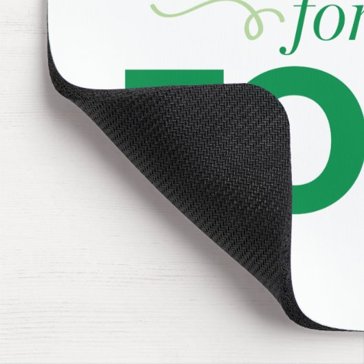 Ich bin hier für die Nahrung Mousepad (Ecke)