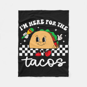 Ich bin hier für die Tacos Mexikanisch Cinco De Ma Fleecedecke