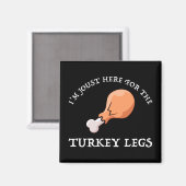 Ich bin hier für die Türkei Legs Magnet (Vorderseite/Rückseite)