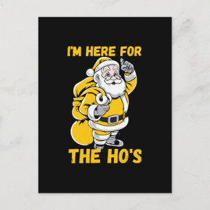 Ich bin hier für Ho Postkarte
