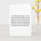 ICH BIN "HIER FÜR IHRE" ZU DIESER ZEIT DER BEDÜRFN KARTE (Gelbe Blume)