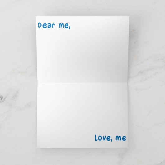 Ich bin hier für Sie Karte (Innenseite)