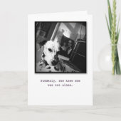 Ich bin hier für Sie Karte (Vorderseite)