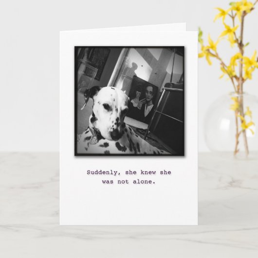 Ich bin hier für Sie Karte (Gelbe Blume)