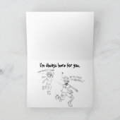 Ich bin hier für Sie Karte (Innenseite)