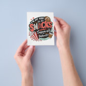 Ich bin hier für Snacks Werbespots und Halbzeit Flyer (Gruppe)