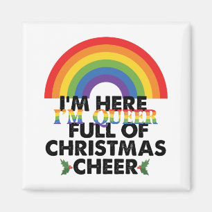 Ich bin hier, ich bin queer und ich bin voller Wei Magnet