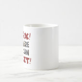 Ich bin hier Kaffee-Tasse Kaffeetasse (Mittel)