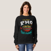 Ich bin hier Pho-Essenschallenge Herausforderung E Sweatshirt (Vorne ganz)