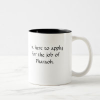 Ich bin hier, sich um den Job des Pharaos zu