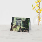 Ich bin hier… Sie wert bin die Wartezeit Karte (Gelbe Blume)