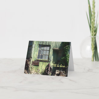 Ich bin hier… Sie wert bin die Wartezeit Karte