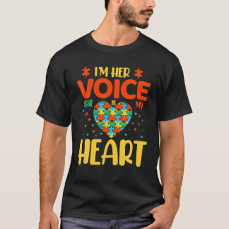 Ich bin hier Stimme, die mein Herz ist T-Shirt