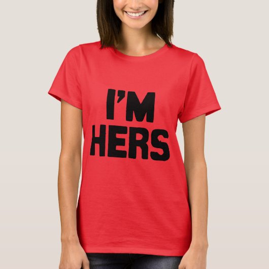ICH BIN HIER T-Shirt (Vorderseite)