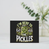 Ich bin hier, um alle Pickles Shirt Pickle Jar Pi (Stehend Vorderseite)