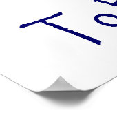 Ich bin hier, um Englisch nicht Babysit beizubring Poster (Ecke)