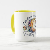 Ich bin hier, um Gott zu vertrauen Tasse (Vorderseite Links)