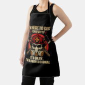 Ich bin hier, um Ihre kleine Berufliche Feuerwehr  Schürze (InSitu)