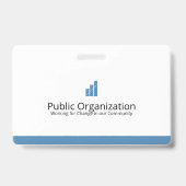 Ich bin hier um zu helfen - Freiwillige-ID Ausweis (Rückseite)