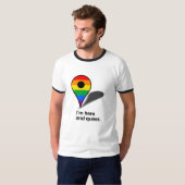 Ich bin hier und que T-Shirt (Vorne ganz)