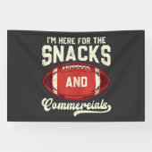 Ich bin hier wegen der Snacks und der Werbespots F Banner (Horizontal)