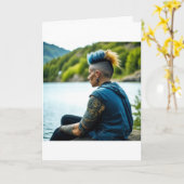 Ich bin hier, wenn du mich brauchst karte (Gelbe Blume)