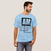 ICH BIN HIP HOCK - SCHWARZER BLOCK T-Shirt (Vorne ganz)