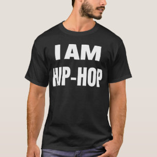 ICH BIN HIP HOP große fette Schrift Freund T-Shirt