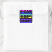 Ich bin Hip Hop Sticker (Tasche)