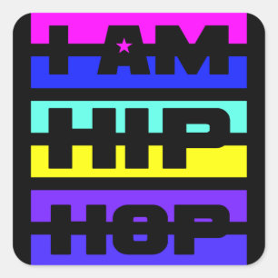 Ich bin Hip Hop Sticker