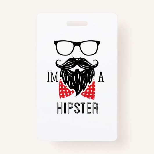 Ich bin Hipster Ausweis (Vorderseite)