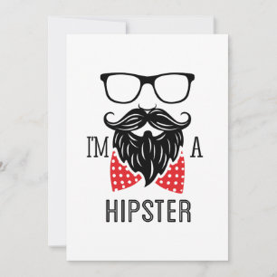 Ich bin Hipster Einladung
