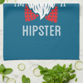 Ich bin Hipster Geschirrtuch (Gefaltet)