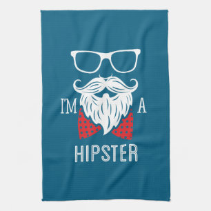 Ich bin Hipster Geschirrtuch