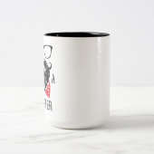 Ich bin Hipster Zweifarbige Tasse (Mittel)