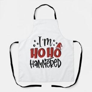 Ich bin Ho Hammered Funny Weihnachten Weihnachten  Schürze