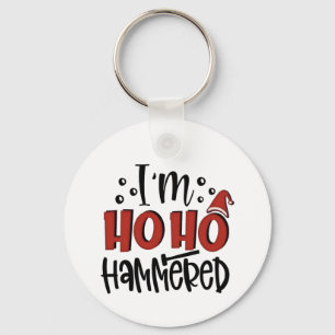 Ich bin Ho Ho betrunken Lustiger Weihnachten Xmas Schlüsselanhänger