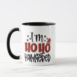 Ich bin Ho Ho betrunken Lustiger Weihnachten Xmas Tasse