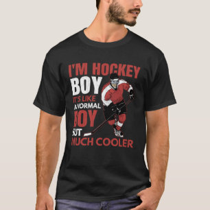 Ich bin Hockey Boy Ice Hockey Player Coach Graphic T-Shirt