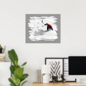 Ich bin Hockey Player Prints and Poster (Heimbüro)