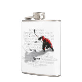 Ich bin Hockey-Spieler Flachmann (Links)