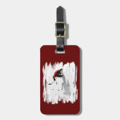 Ich bin Hockey-Spieler Gepäckanhänger (Vorderseite vertikal)