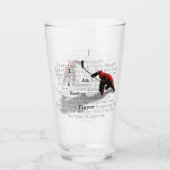 Ich bin Hockey-Spieler Glas (Vorderseite)
